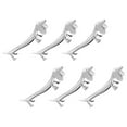 thumbnail image 4 of YEAHIBABY 6Pcs Elegant Design Chopstick Rests Zinc Alloy Dog Shape Cutlery Organizer For Adults, 4 of 8