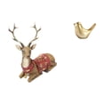thumbnail image 1 of Figuras de reno, resina, alce, ciervo, estatua, adorno de mesa, figura de pájaros, escultura de animal, artesanía suave, adecuada para la decoración d, 1 of 8