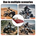 thumbnail image 5 of Yuyamidu Christmas Snowman ATV Seat Cover Protector Universal 4-Wheeler Seat Cushion Covers Anti-Slip Waterproof, Fit for Most Polaris Sportsman Polaris Scrambler Honda Rancher, 5 of 7