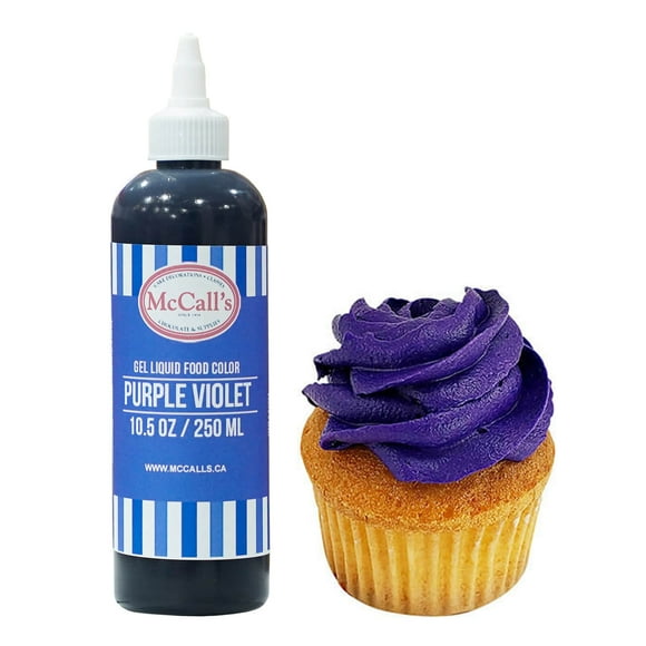 GEL LIQUID FOOD COLOR PURPLE VIOLET 250 ml, 10.5oz