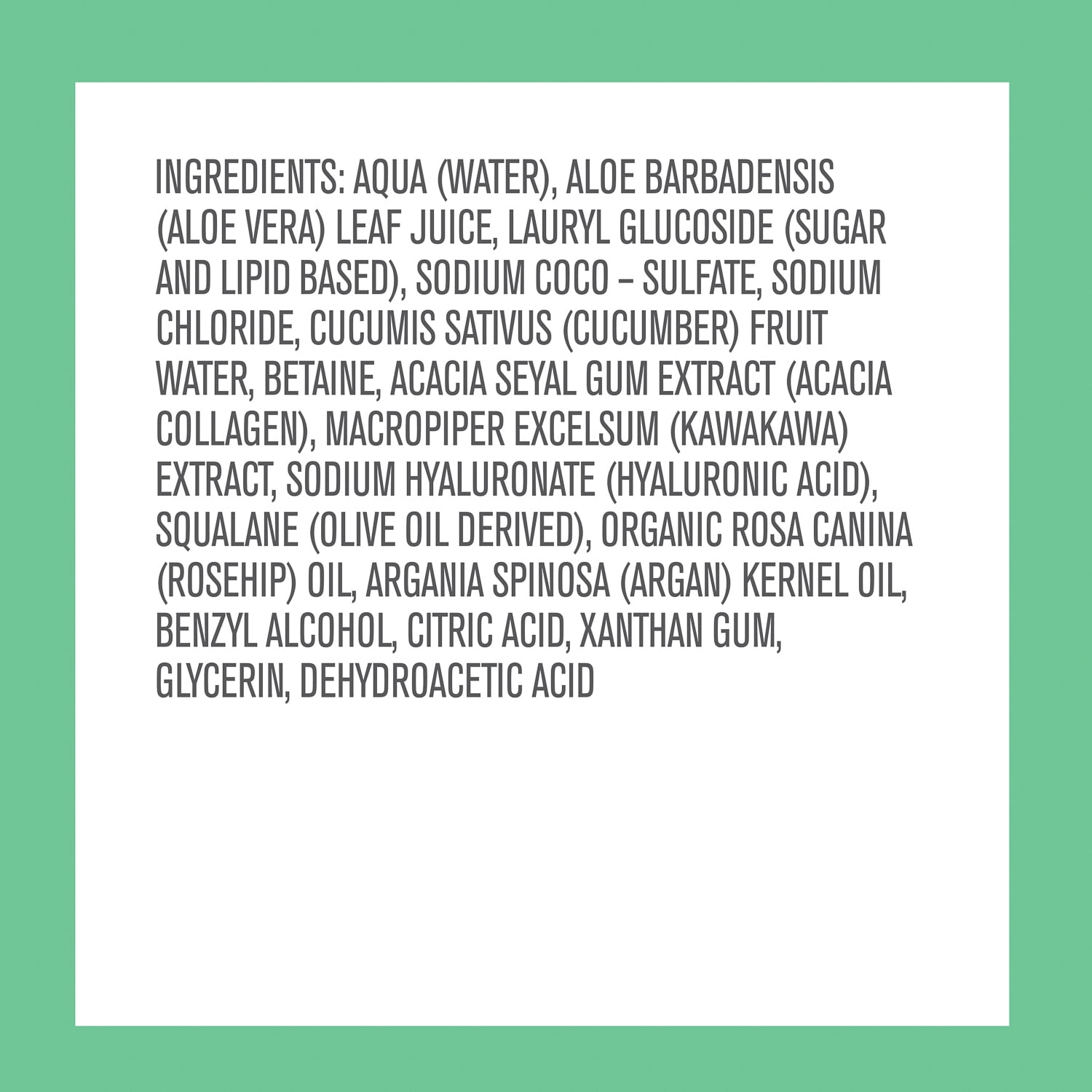 By Nature From New Zealand Hyaluronic Acid + Aloe Vera Purifying & Hydrating Gel Facial Cleanser For Dry Skin