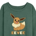 thumbnail image 3 of Pokémon - Eevee - Women's Lightweight French Terry Long Sleeve Shirt, 3 of 5