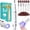 White, variant on COSLUS CX41 Cordless Nail Drill Electric File,with Nails Lamp 2 in 1 Portable Nail file Machine Kit,Manicure Pedicure Tools Polish Set Purple