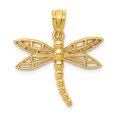 thumbnail image 1 of 14K Yellow Gold Dragonfly Charm, 1 of 2