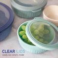 thumbnail image 3 of 4-Piece Salad Bowls with Lids, Leak-Proof & Slip-Resistant Multi-Purpose Mixing Bowls, Airtight Food Storage Bowls, Baking Prep Containers for Kitchen & Home Use, 3 of 7