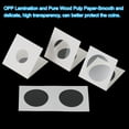 thumbnail image 4 of REGALWOVEN Coin Flips, Cardboard Organize Coin Holder Paper Coin Holders White17.5mm, 4 of 7