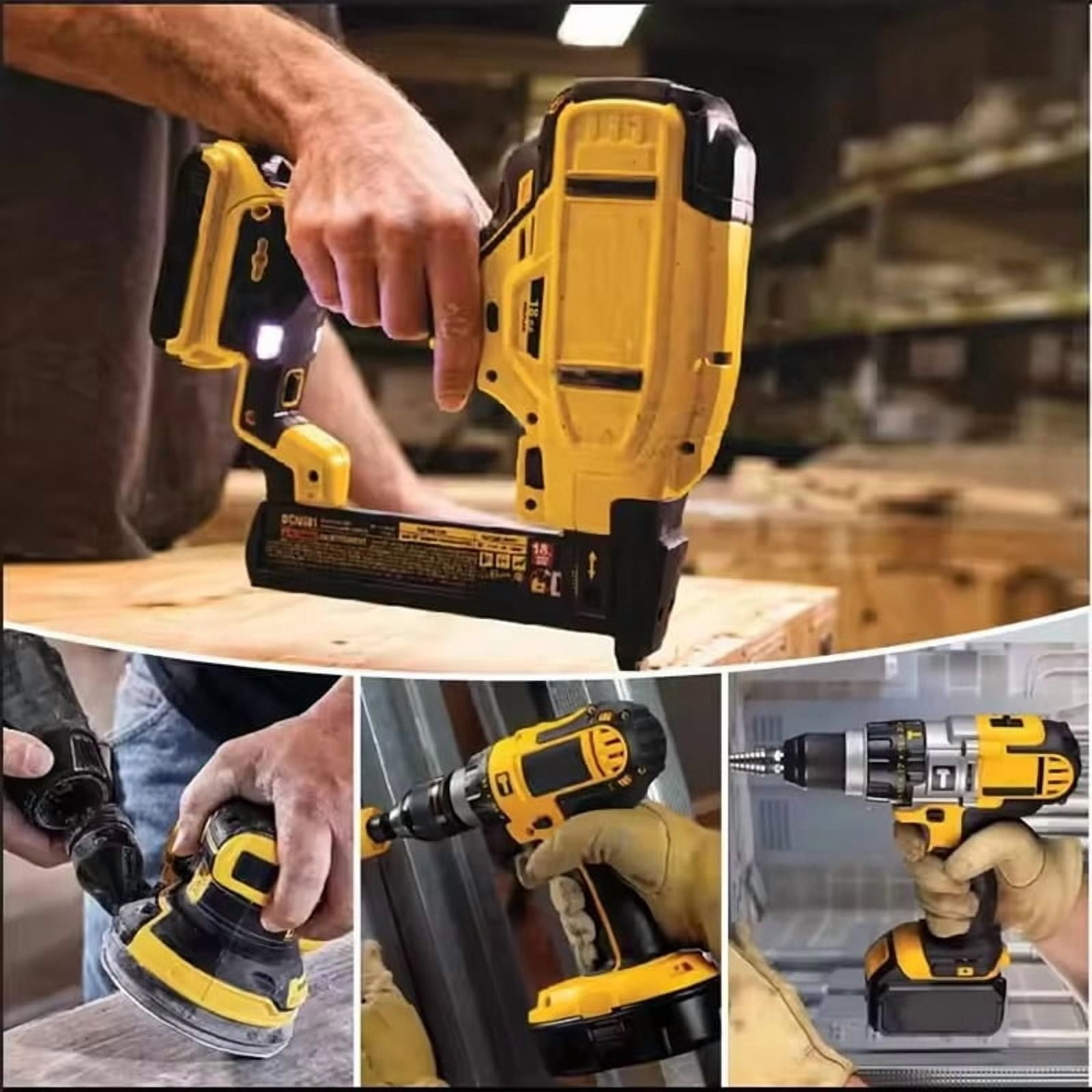 DCB200 8.0Ah Lithium Battery and 1pack 3A charger Withcharger Replacement for Dewalt 20V Battery Max XRCordless Tools DCB180 DCB206 DCB206-2 DCB204 DCB204BT-2 DCB203 DCB201 Wirelesspower t