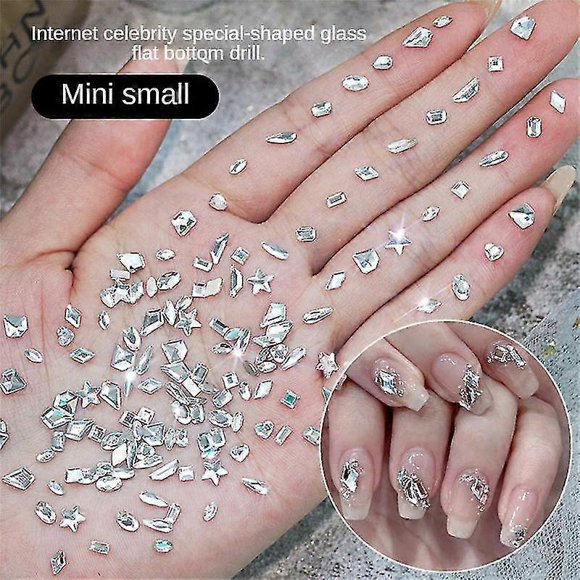 Mixed Size Nail Gems Easy To Use Princess Series Gel Nail Polish Decor Nail Decorations Small