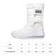 thumbnail image 3 of Botas de nieve Botas Nieve Mujer Senderismo Cómodo Invierno Calzado Mujer (36) Blanco Likrtyny Tenis De Mujer Tenis De Hombre, 3 of 5