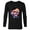 Black, variant on Marvel Fantastic 4Ever Heart Valentine's Day - Long Sleeve T-Shirt for Men - Customized-Navy