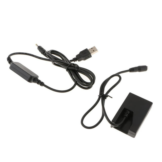 Acoplador de CC del cable de alimentación Soledad Batería Simulada USB para D5000 D3000 D60 D4