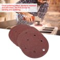 thumbnail image 4 of Papel De Lija Flocado Disco De Terciopelo Trasero Disco De Lijadora 100 Uds 125mm 5 Pulgadas 6 Agujeros Flocado Papel De Lija Pieza Cepillada Disco De Terciopelo Trasero 80 OTVIAP Flocking Sandpaper, 4 of 8