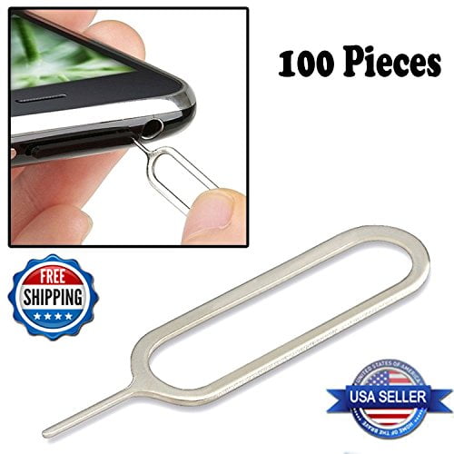 Sim Card Tray Open Eject Pin Key Tool Compatible For All Iphones 100 Pack Walmart Com