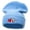 Sky Blue, variant on Soccer Love Embroidered 12 Inch Long Knitted Beanie - Sky Blue OSFM