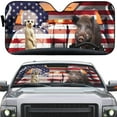 thumbnail image 3 of 3D Timon America Car Auto Sunshades Windshield Heat Protection, Pumbaa Sun Shades Univeral Fit Cars Suv Truck, 3 of 6