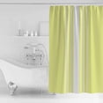 thumbnail image 4 of 72x78 Inch Shower Curtain Yellow White Stripe Bathroom Decor Waterproof Fabric Bathtub Bath Curtains Decorative Modern Rustic Vertical Striped Extra Long Shower Curtain Set with Hooks, 4 of 6