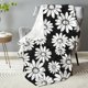 thumbnail image 2 of Manta de felpa con diseño de margaritas divertidas: suave, cómoda, ligera, cálida y difusa; franela para hombres y mujeres; ideal para sofá, dormitorio, viajes, cama; 50 x 60 pulgadas, 2 of 6