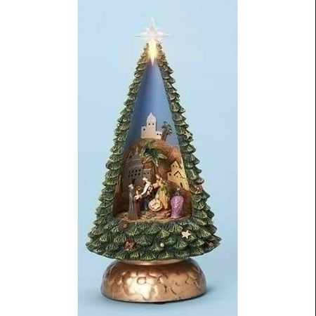 11 quot musical lighted christmas tree figure with rotating 11 quot musical lighted christmas tree figure with rotating