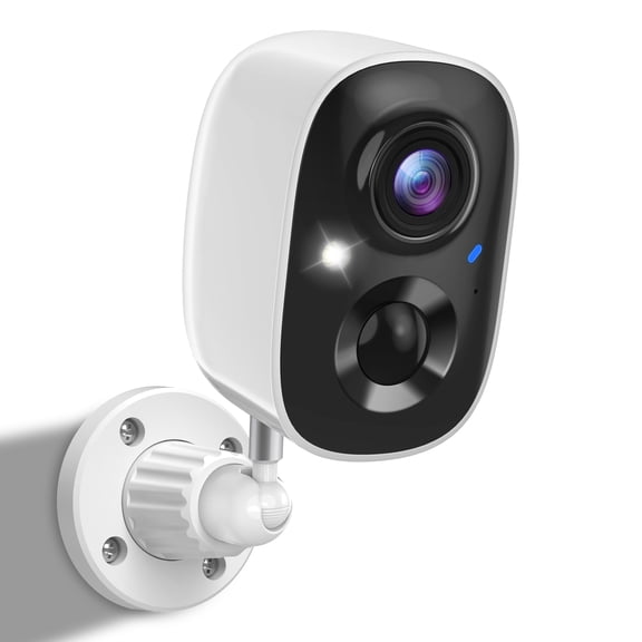 2K WiFi Rechargeable Battery Camera Home Surveillance Camera Outdoor with AI Motion Detection, Color Night Vision, Two-Way Audio, IP66 Waterproof
