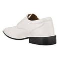thumbnail image 3 of LIBERTYZENO Mens Oxford Formal Dress Shoes For Adult Male, White, 3 of 8