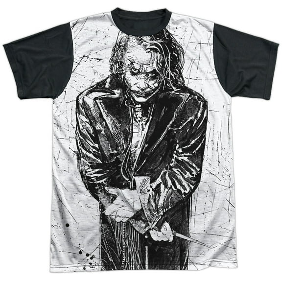 Dark Knight Sketchy Unisex Adult Halloween Costume Sublimated T Shirt