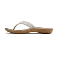 thumbnail image 3 of Okabashi Baha Women's Flip Flops-Toffee/Vanilla-L, 3 of 7