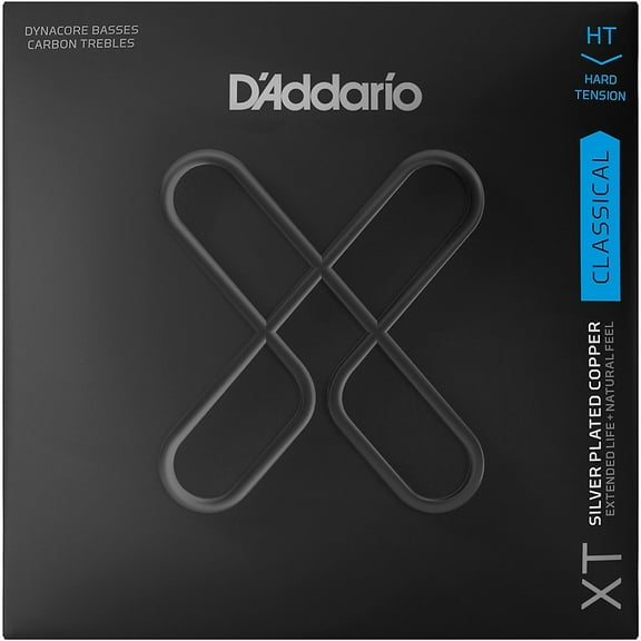 D'Addario XTC46FF XT Classical Guitar Strings Dynacore Carbon, Hard Tension