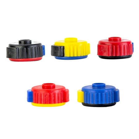 

FAIOIN 5 Pack Drum Quick Set Cymbal Mate Quick Release Drum Accessories Kit Random Color Push-on Design Convenient to Use