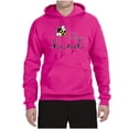 thumbnail image 2 of Wild Bobby, Bee Kind Motivational Inspirational Teachers, Pop Culture, Unisex Graphic Hoodie Sweatshirt, Fuschia, XX-Large, 2 of 4