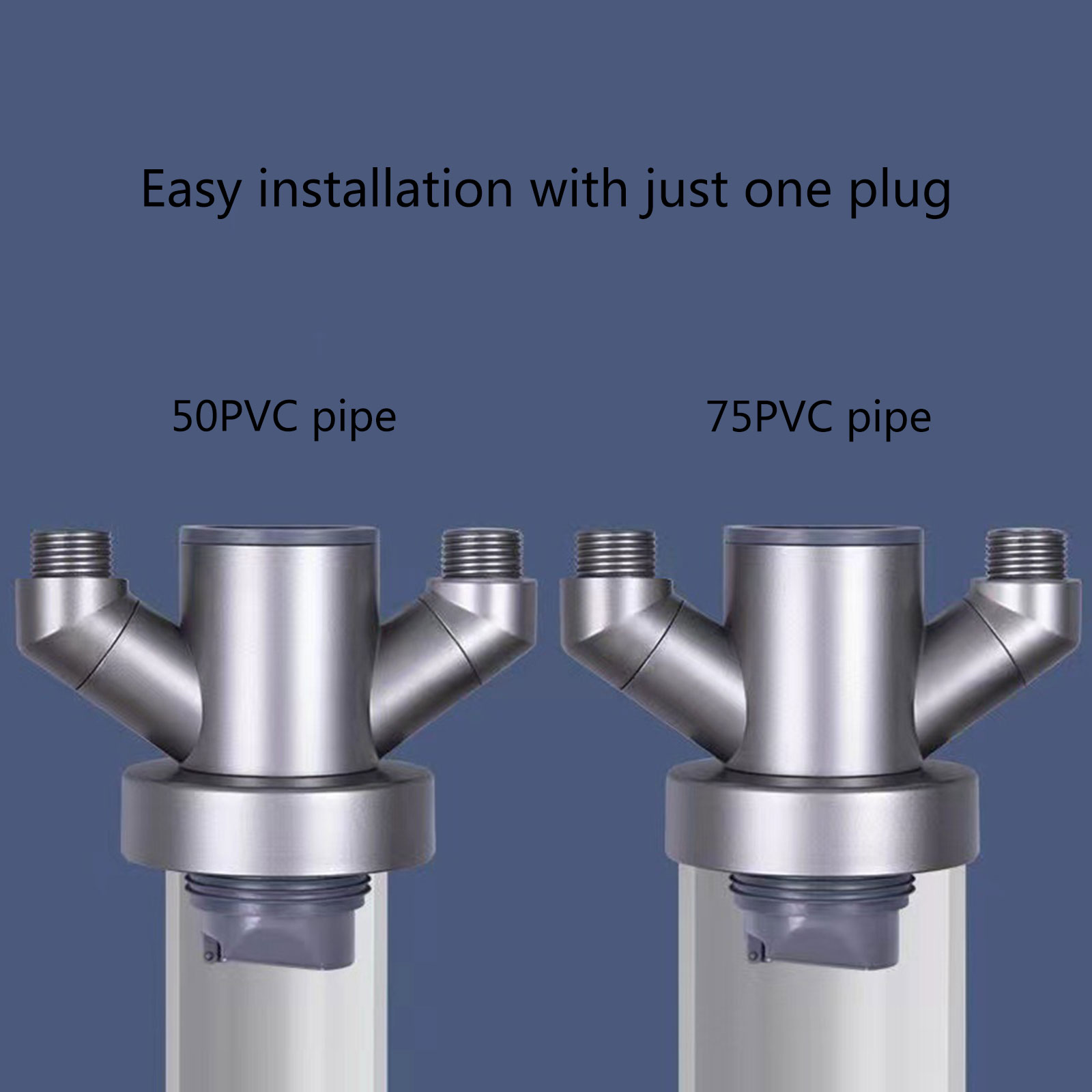 Dishwasher Drain System Pipe Drainpipe Connector Triples Sink Adapters Smell Prevention Efficient Sink Drain Interfaces