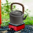 thumbnail image 1 of Ethern Camping Kettle with Handle Multipurpose Fast Heating Lightweight 1.2L Tea Coffee gray, 1 of 9