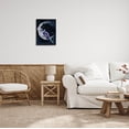 thumbnail image 2 of Stupell Industries Moon Witch Starry Night Sky Painting Black Framed Art Print Wall Art, Design by Grace Popp, 2 of 8