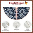 thumbnail image 3 of Sikiie Dragon Nativity Christmas Tree Skirt, Jesus Christian Winter Holiday Tree Mat Decoration(30-48IN)36", 3 of 6