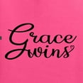 thumbnail image 5 of Wild Bobby Grace Wins Script Inspirational/Christian Unisex Graphic Hoodie Sweatshirt, Neon Pink, Medium, 5 of 5