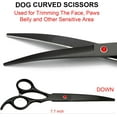 thumbnail image 3 of Professional Dog Grooming Scissors Kit, Titanium Coated Dog Scissors for GroomingGrooming Shears Kit for Dogs Cat Pet At Home, 3 of 5