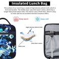 thumbnail image 5 of Shadow Milk Cookie Portable Lunch Bags Tote Shoulder Bag Insulated Lunch Box Picnic Beach Work, 5 of 9