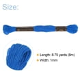 thumbnail image 2 of Unique Bargains Blue Embroidery Floss, 8m, 12 Skeins, 2 of 6