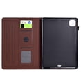 thumbnail image 5 of Case for iPad Pro 11 2024, Carbon Fiber Texture PU Leather Multi-Angle Viewing Stand Shockproof Flip Case with Card Slots Magnetic Clasp, for iPad Pro 11 2024, Brown, 5 of 6