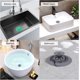thumbnail image 4 of Juego de 5 tapones de silicona para desagüe de ducha para bañera, lavabo, bañera, color lavanda, cocina y baño (5 colores), 4 of 5