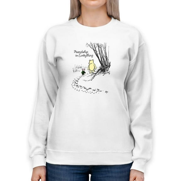 Friendship Bear Sweatshirt Women -Smartprints Designs, Female Large