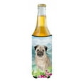 thumbnail image 2 of Carolines Treasures CK1969MUK Mountian Flowers Fawn Pug Michelob Ultra Hugger for slim cans  Slim Can multicolor, 2 of 3