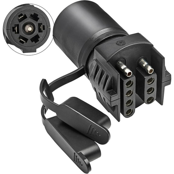 7 to 4 & 5 Pin Trailer Adapter, 2-in-1 Design