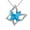 Multicolor K, variant on Latrodar Stocking Stuffers for Women Ladies Crystal Necklace Multicolor Fashion Pendant Necklace Well-Made Multicolor 2.4x1.6 Inch Cosmetics
