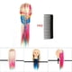 thumbnail image 4 of New 26' Hairdressing Styling Practice Training Head For Cutting Braiding(#6 White &Multicolor), 4 of 5