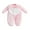 Pink, variant on Suealasg Baby Girl Boys Jumpsuit Newborn Winter Fleece Long Sleeve Bodysuit 3M 6M 9M 12M 18M Infant Heart Footed One Piece Romper Loungewear