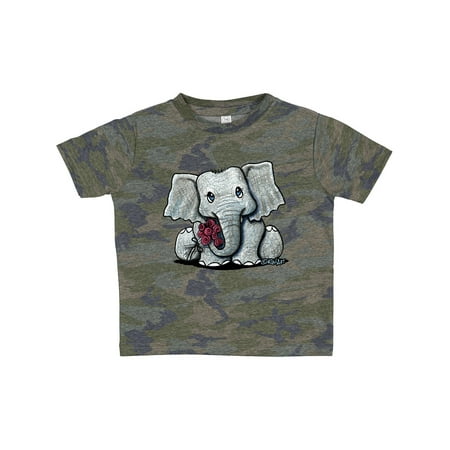 

Inktastic KiniArt Elephant Gift Toddler Boy or Toddler Girl T-Shirt