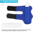 thumbnail image 6 of Gustave 2Pcs Finger Support Adjustable Pain Relief Trigger Finger Fixing Splint Straightening Brace Corrector Support, Finger Splint "Black", 6 of 10