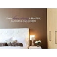 thumbnail image 2 of Love Quotes Wall Décor - Every Love Story Is Beautiful, Ours Is My Favorite - Vinyl Lettering Art Wall Decals 36x10-Inch White, Plum, 2 of 5