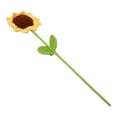 thumbnail image 2 of Crochet Sunflower Handcrafted Exquisite Prevent Fading Knitted Sunflower Artificial Flowers for Cemetery Wedding, 2 of 14