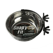Midwest Snap'y Fit Stainless Steel Bowl, 20 oz
